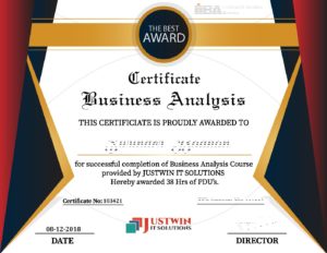 Business Analysis Certificate | QA training | BA Training | AWS ...
